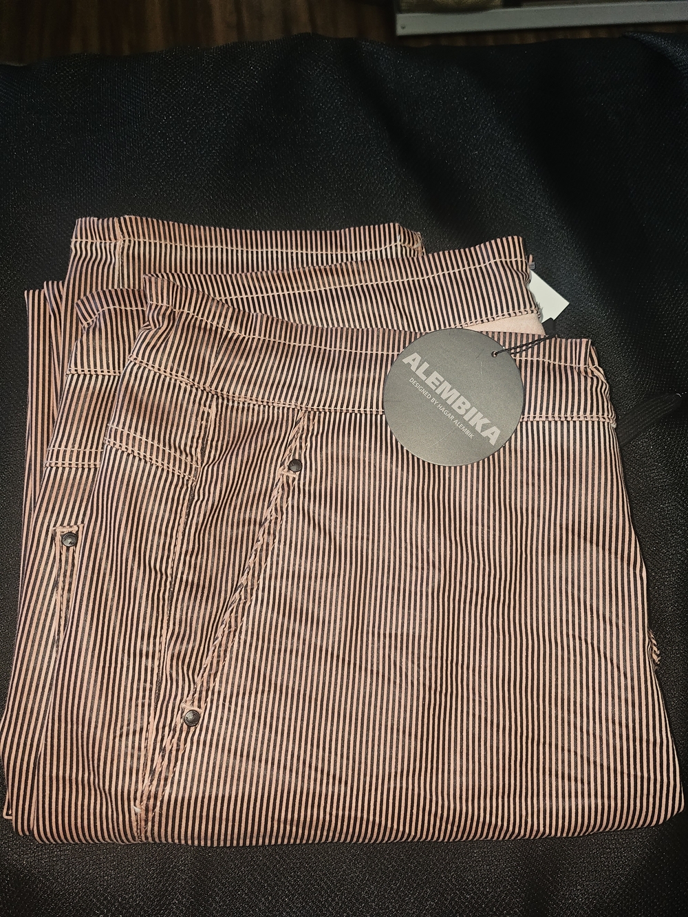 Alembika Iconic Pinstripe Stretch Jeans - Picture 5 of 5